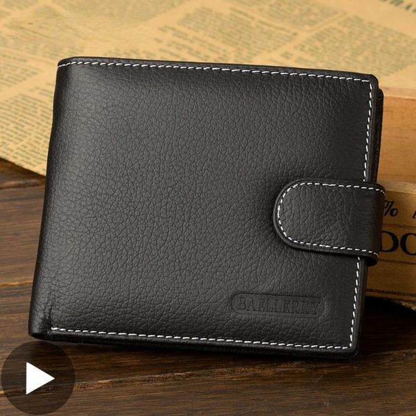 

wallets short small for men wallet male purse card coin holder money bag walet, Red;black