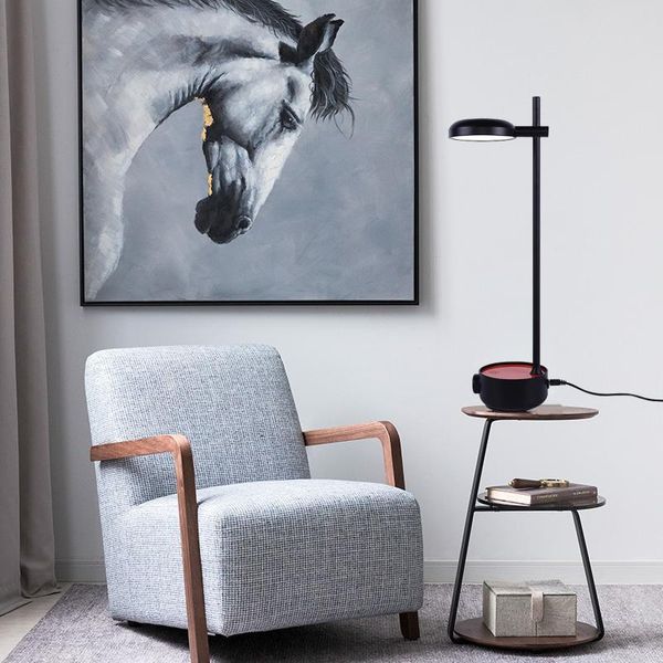 

table lamps nordic led wood glass sala de estar lampada comodino living room for bedroom abajur mesa deco