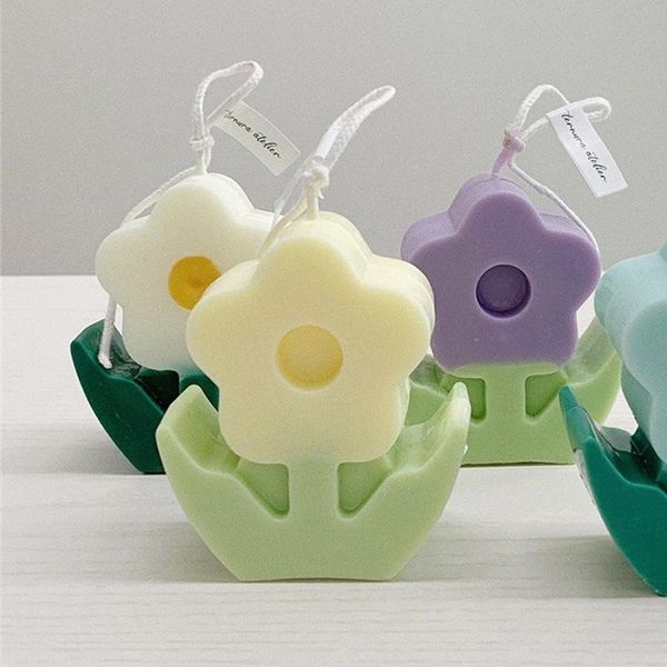 

craft tools korean ins style diy handmade candle mould three-dimensional flower plastic acrylic mold