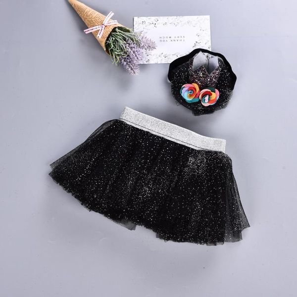 

summer explosions female baby mesh gauze pettiskirt suit princess skirt headdress two-piece skirts