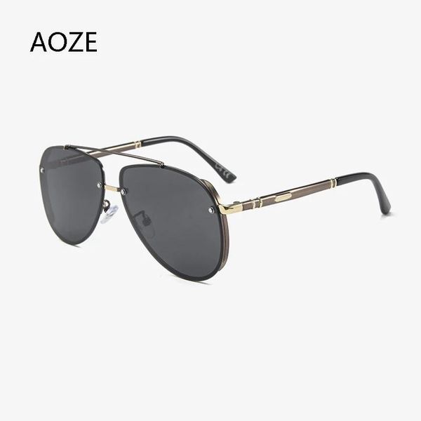 

sunglasses aoze 2021 polarized uv protection fashion style, White;black