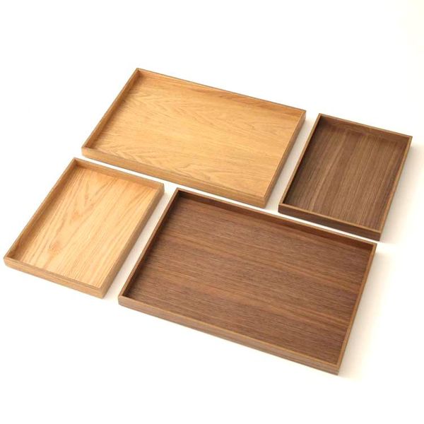 

kitchen storage & organization japanese wood plate fruit decoration tray