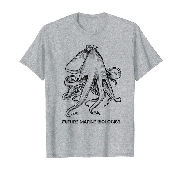 

ocs for the future marine biologist t-shirt, White;black