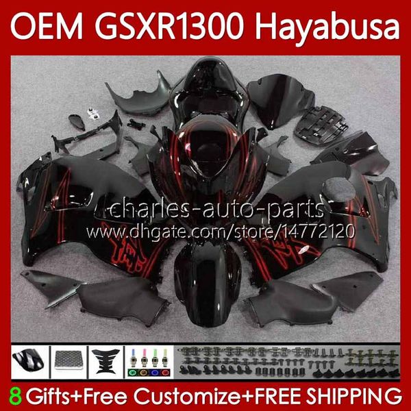 Инъекция для Suzuki GSX R1300 Hayabusa Black Reb GSXR 1300 CC 14 15 16 17 18 19 Body 77NO.274 GSXR-1300 1300CC 08-19 GSXR1300 08 2008C 2009 2010 2011 2012 2013