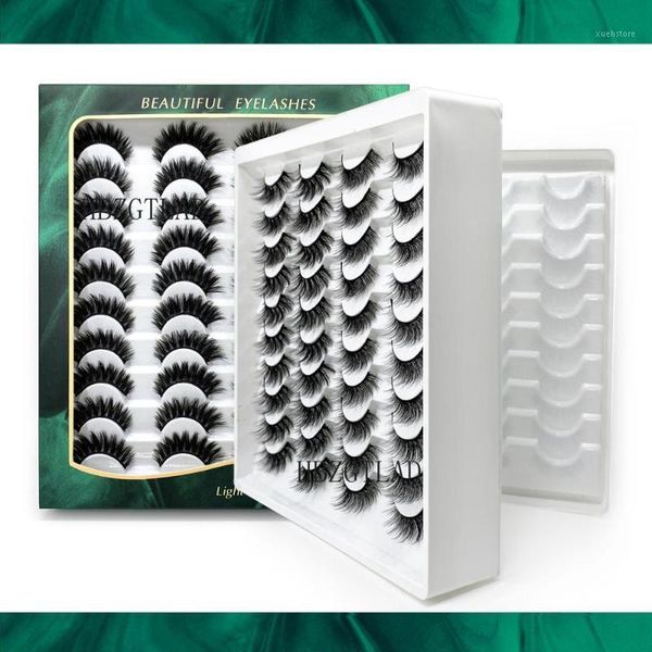 

pairs 3d mink eyelashes natural long false densely volume fake lashes makeup extension eyelash tools1