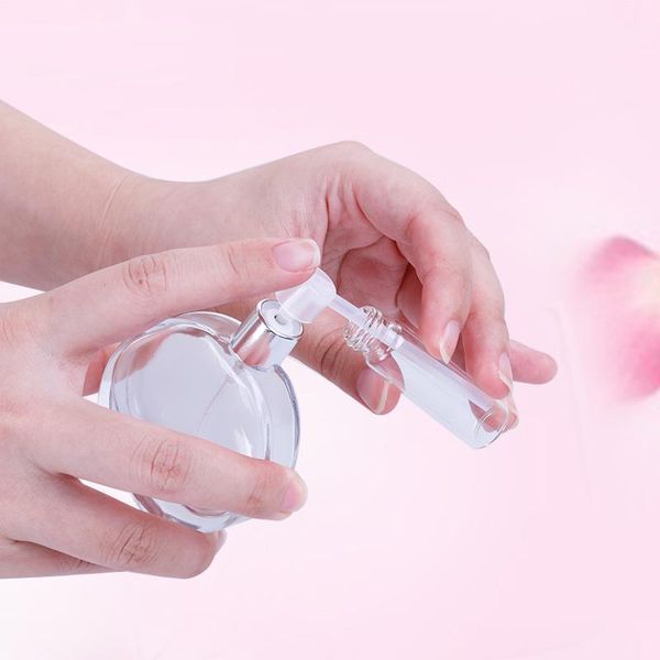 

storage bottles & jars 5pcs/lot portable sprayer refill pump bottle filling device diffuser funnel cosmetic dispenser perfume tool
