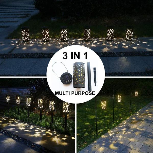 

solar lawn light landscape spotlights outdoor garden led ground lights pathway floor decking lamp lamps