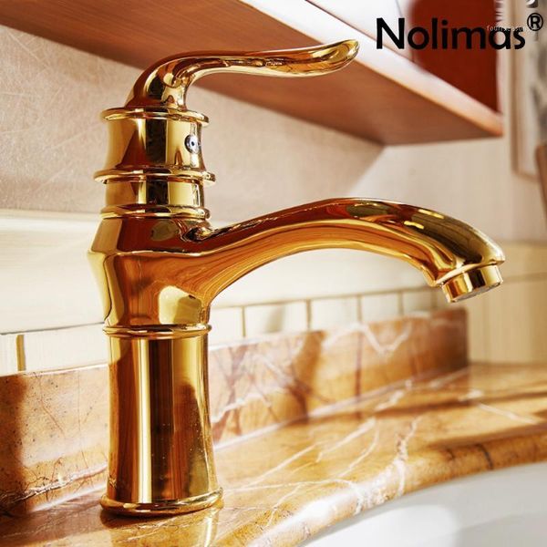 

bathroom sink faucets fashion basin gold faucet brass with body tap antique golden copper single handle and cold water kitchen1