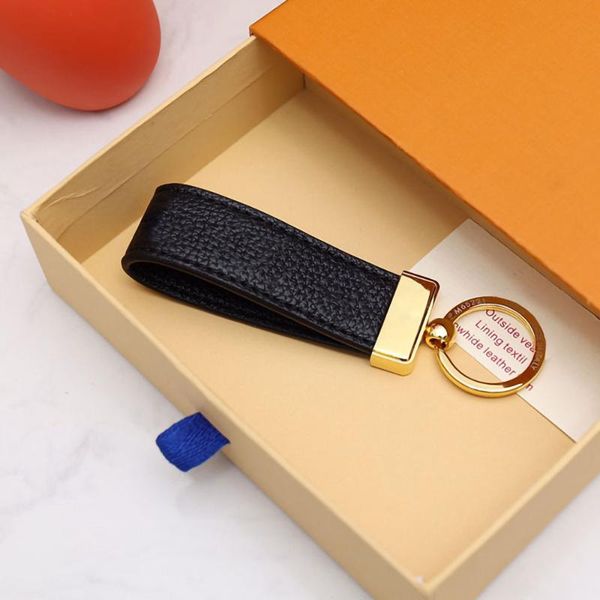 

keychains high-grade metal titanium steel calfskin leather key chain pendant accessories wholesale, Silver