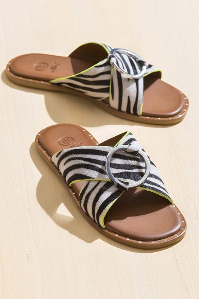 

slippers ivy zebra women's 19 ylt102054, Black