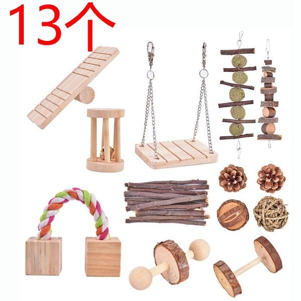 

hamster chew toys natural wooden for rabbits gerbils small pets chewing and playing exercise teeth care animal supplies