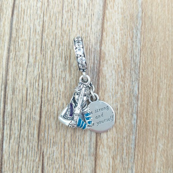 925 Sterling Silber Schmuckherstellungsset Pandora Disny Mulan Dangle Charm Set Perlenketten Armreif Beziehungsarmbänder für Frauen DIY Freundschaftskette 798637C01