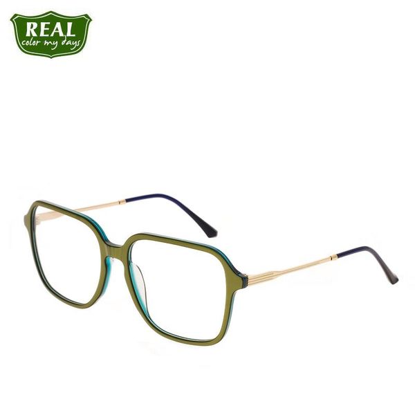 

fashion sunglasses frames design big acetate frame women men optical eyewear myopia prescription glasses reading spectacle, Black