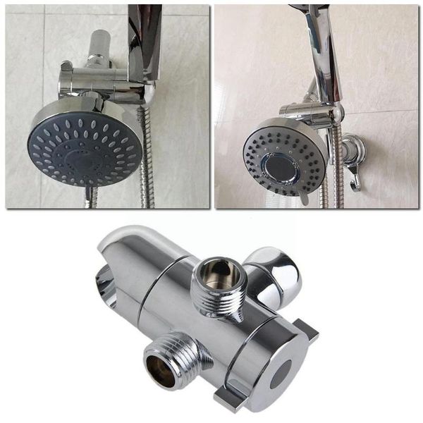 

bathroom shower sets household head boom adapter, spray diverter, tool arm diverter three-way socket c3e8