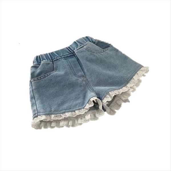 

summer cotton shorts children baby kids girls cute sweet comfortable soft lace p4 034, Black