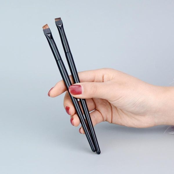 

makeup brushes 1pc flat liner make up brush super thin angled eye brow exquisite fine eyebrow cosmetic tools professional