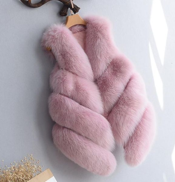 

women's vests europe and america autumn winter faux fur vest women's coat mid-length sleeveless waistcoat loose xqiq, Black;white