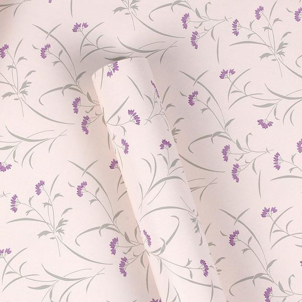 

wallpapers 2m purple flower peel paste wallpaper self-adhesive detachable modern texture diy wall waterproof film