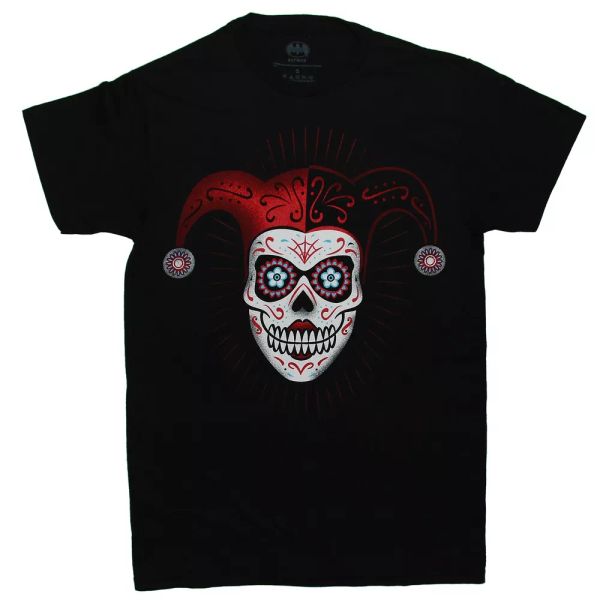 

DC Comics Harley Quinn "SUGAR SKULL HARLEY QUINN" T Shirt, White;black
