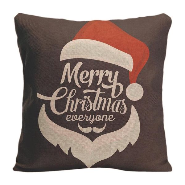 

cotton linen merry christmas throw pillow case decorative cushion cover pillowcase customize gift by lvsure for car sofa seat cushion/decora
