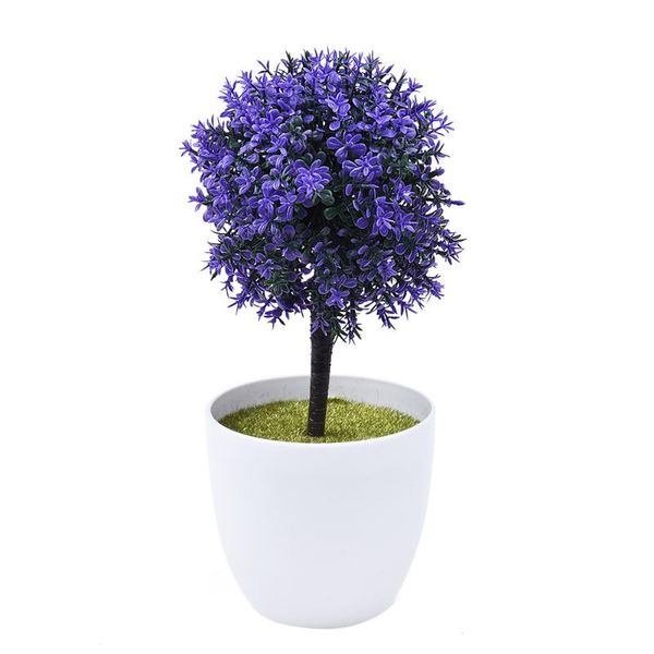 

artificial potted flower plant ary ball tree bonsai home office desk decor decorative flowers & wreaths
