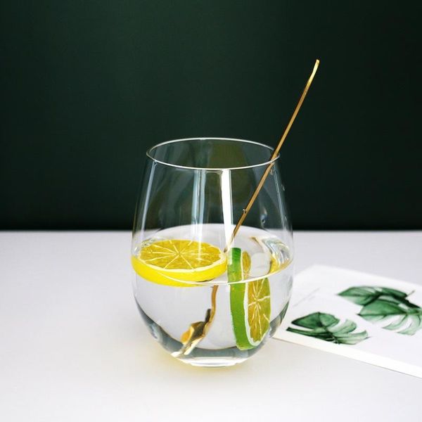 

simple ins transparent glasses cup coffee tea milk juice cups household wine