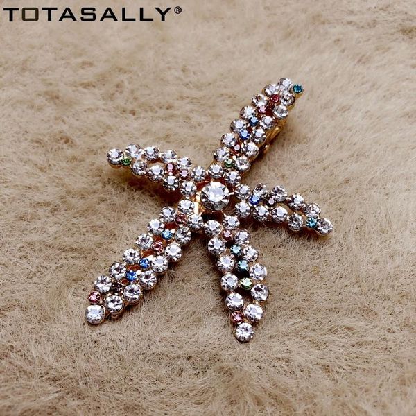 

hair clips fashion romantic simulated pearl bling rhinestone seastar jewelry accessories for women dropship & barrettes, Golden;silver