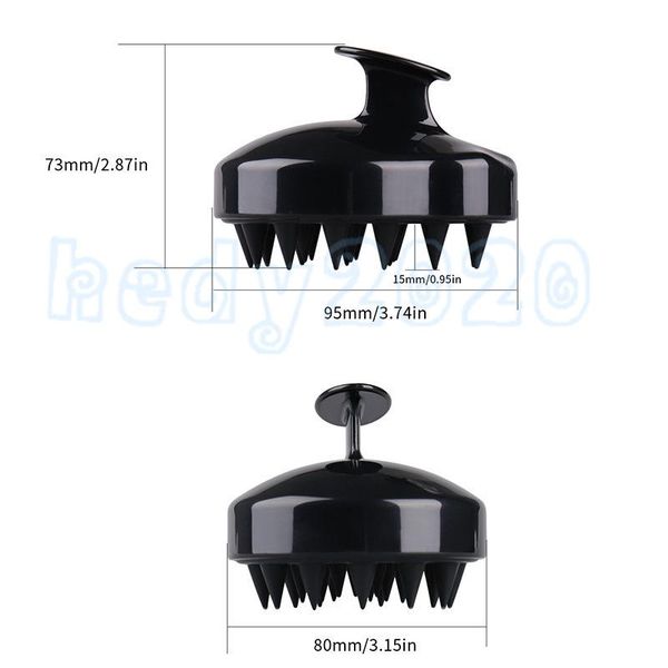 

temporary tattoos 20pcs massage anti-hair loss shampoo brush hair washing artifact head silicone