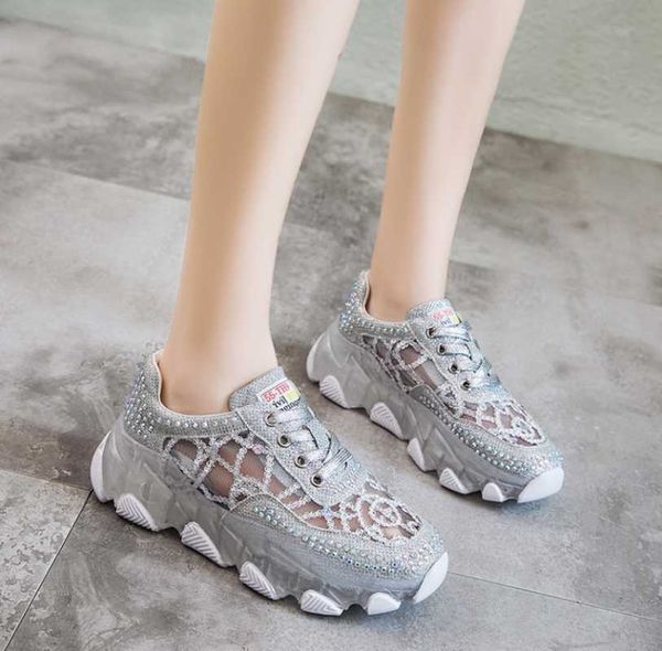 

dress shoes women's soft spring autumn cansual comfort women pumps breathable heels lace-up bling fashion, Black