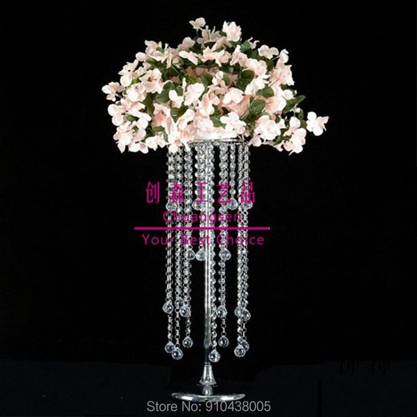 

party decoration style acrylic crystal flower stand wedding centerpieces deco pillars,party centerpiece metal stands