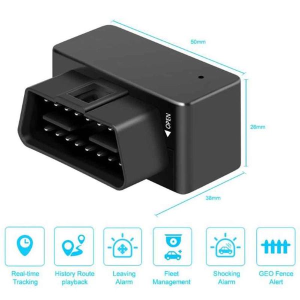

mini gps tracker 16 pin car vehicle tracking device obd gsm anti-lost recording long standby locator for motorcycle & accessories