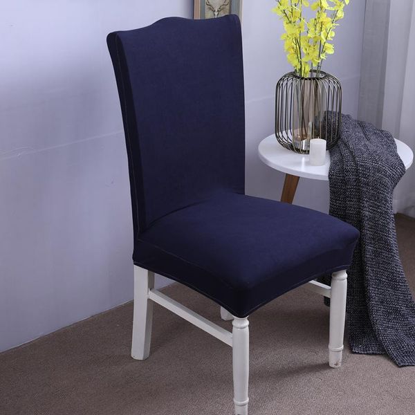 

chair covers 4pcs solid color stretch cover elastic ruffle universal protection wedding el christmas decoration