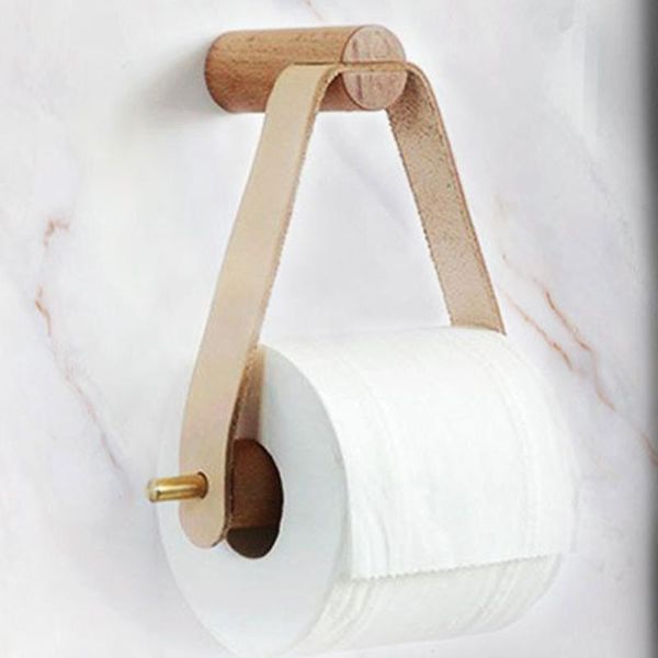 

toilet paper holders holder towel dispenser wooden roll for bathroom shelf napkin