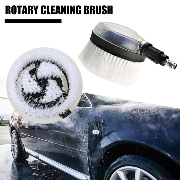 

universal pressure washer rotating brush with 1/4 inch quick connector male for car wash cleaning