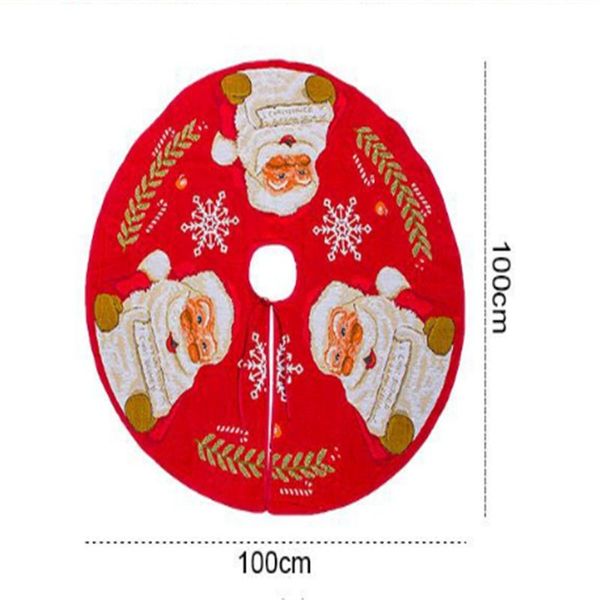 

christmas decorations tree skirt 39 inches large cable knit knitted rustic holiday xmas ornaments