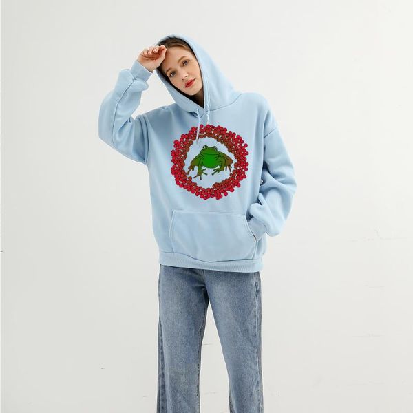 

hooded sweatshirt harajuku winter jacket funny oversized vintage girl thick loose women cartoon print graphic hoodies women's & sweatsh, Black