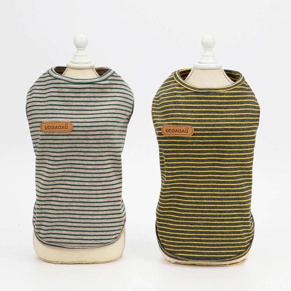 

pet clothing custom dog pet spring and summer 21 trend striped vest