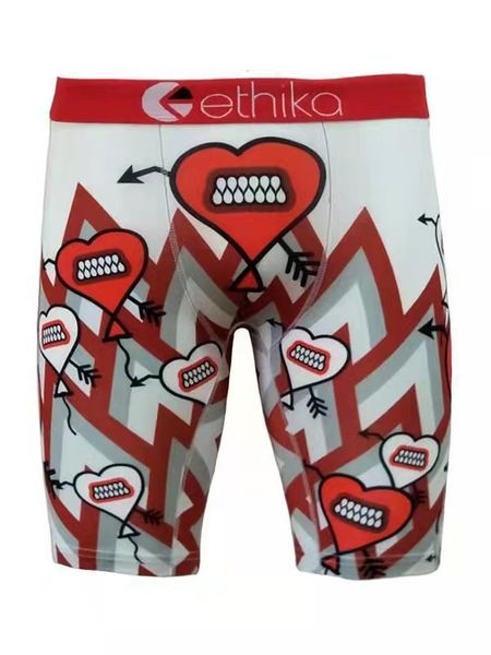

2021designer boxers brands underpants classic ethika men boxers casual shorts underwear breathable cotton men's everyday underwears fre, Black;white