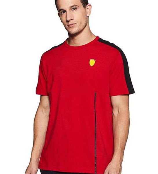 

f1 racing suit team sponsor t-shirt men's short-sleeved polyester quick-drying can be customized