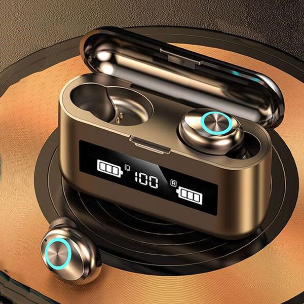 

headphones & earphones tws bluetooth earphone wireless earbdus v5.1 led charging box 22000mah power bank 9d stereo headphone gaming headsets