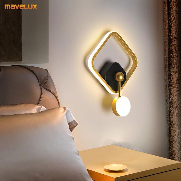 

gold led wall lights for bedside kitchen living room studyroom office villa kid's dining coffee bar indoor mini lamps lamp