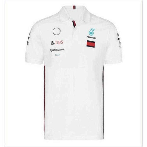 

mercedes luxury petronas designer men's t shirts amg f1 formula one racing polos women casual short sleeve t-shirts benz polo lewis ham, White;black