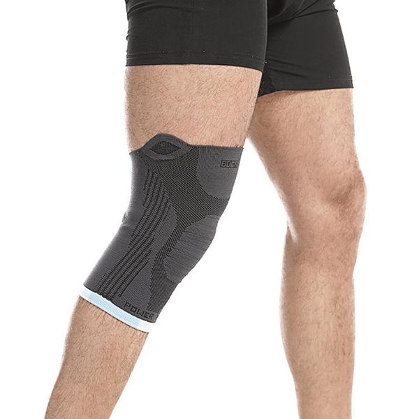 

elbow & knee pads 1 pc reinforce anti-slip knit prayer protection support fitness gym exercise mountaineering sports safety, Black;gray