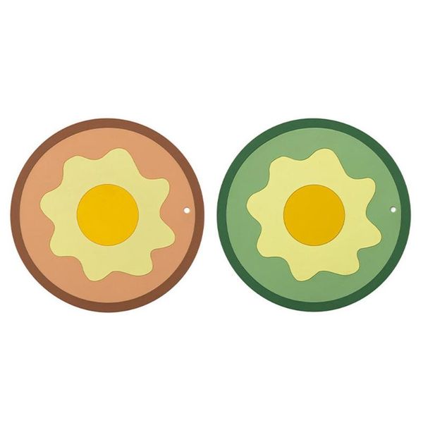 

mats & pads 2pcs decorative cup insulated anti-skidding kitchen use coasters