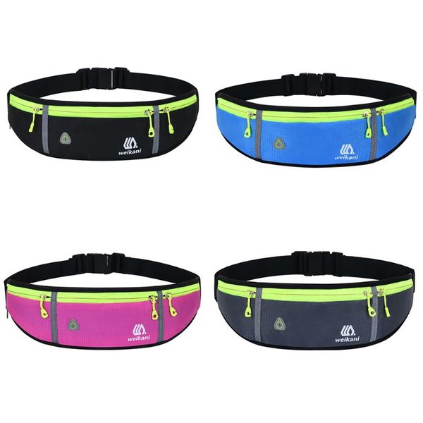 

outdoor bags sports cell phone fanny pack pouch fitness waist waterproof gym bag bicycle packs running belt