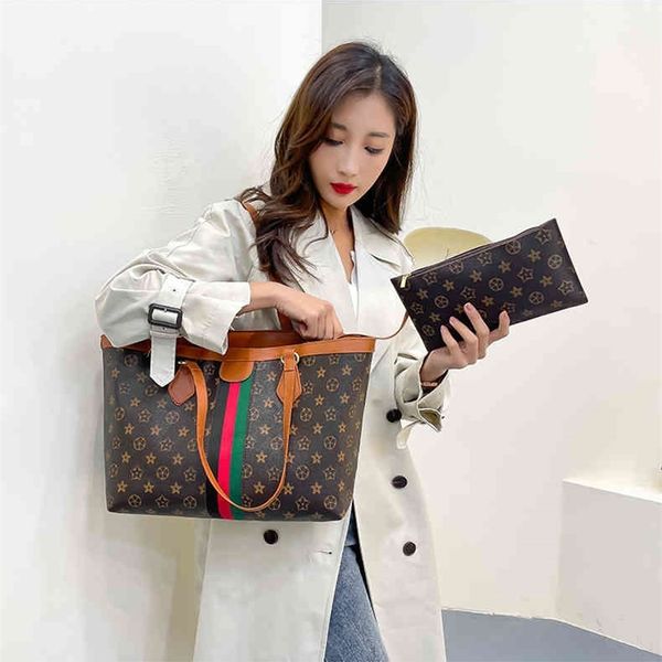 

70% off deals online wanghong large capacity women's bag 2022 new korean versatile handbag leisure foreign style printed tot steamed st