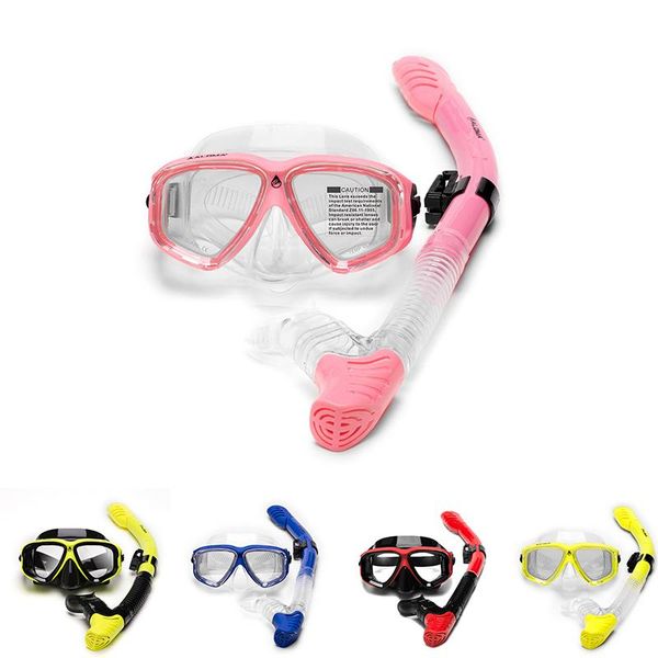 

diving masks equipment professional snorkeling suit anti-fog silicone mask glasses set