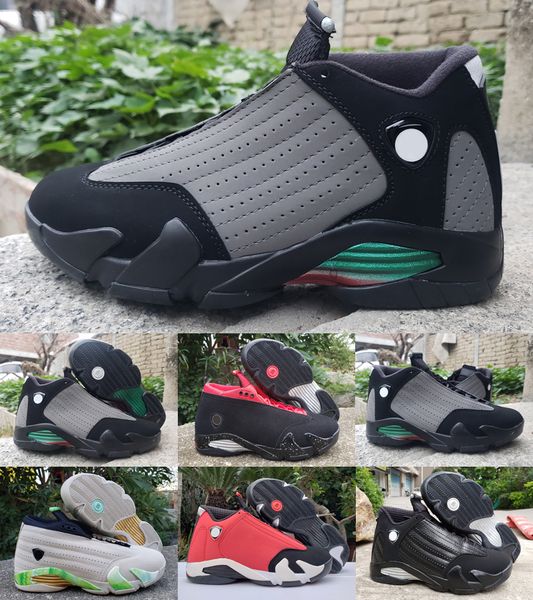 

2022 14 14s basketball shoes particle grey university blue utility twist black dark concord reverse flu game red lipstick aleali may fortune
