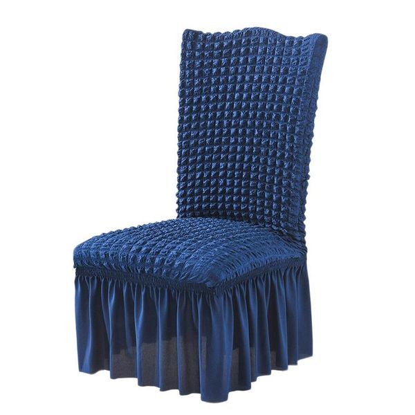 

chair covers half cover bubble cloth piece el blue