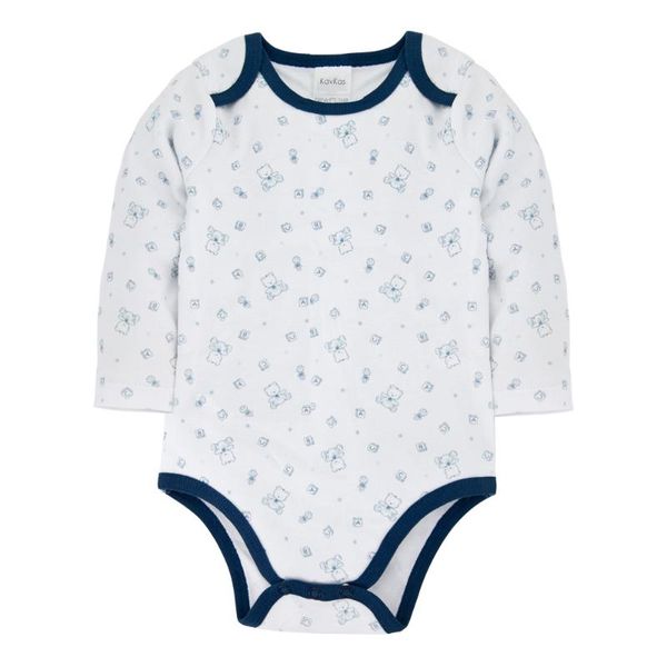 

baba girl clothing sets rompers playsuits born boy pijamas jumpsuit full sleeve infant cartoon print combi and bodysuits, Blue